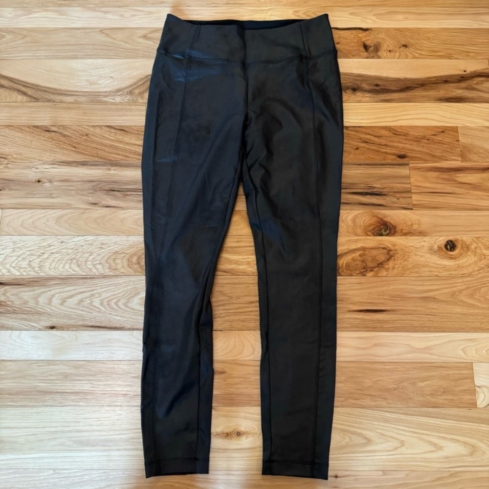 Athleta Delancey Gleam Tight Legging Lustre /Black Pants Size Medium Petite - Picture 6 of 10